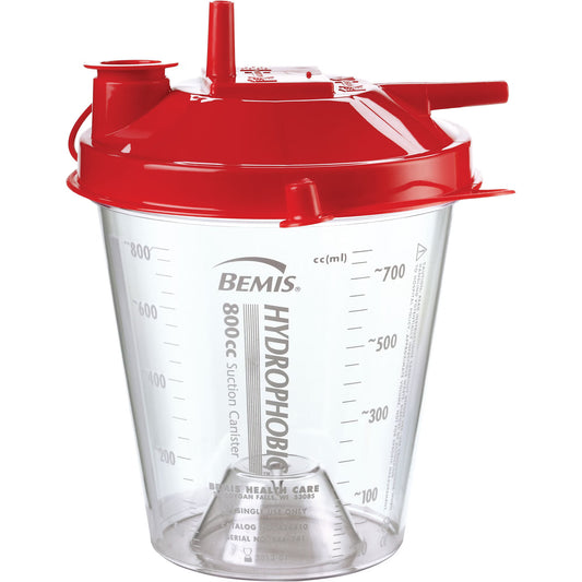 Hi-Flow™ Rigid Suction Canister, 800 mL, 10/PK