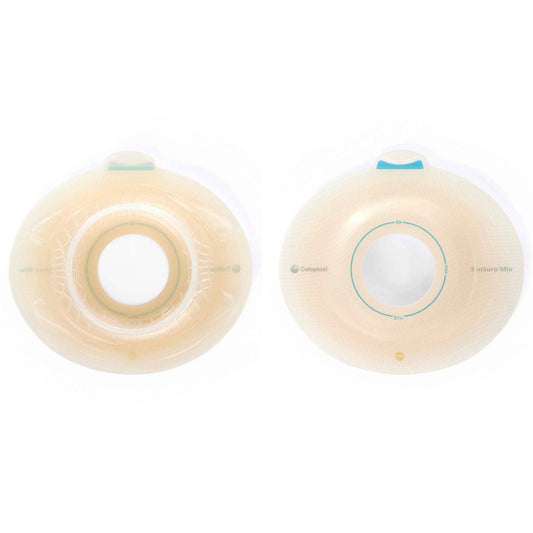 SenSura® Mio Click Convex Deep Ostomy Barrier, 35 mm Stoma Opening, Blue Match, 5/BX