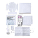 CENTRAL LINE KIT INCLUDES: ALCOHOL SWABSTICK, CHG, NITRILE EXAM GLOVES, DRESSING CHANGE LABEL, MASK WITH EAR LOOPS, TRANSPORE™ TAP, SOLD AS CASE MEDIC