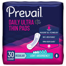 Prevail® Daily Pads Light Absorbency Bladder Control Pad, 9¼ Inch, 90/CS