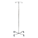 MCKESSON IV POLE, FOUR LEGS WITH CASTERS, TWO HOOKS, SOLD AS 1/EACH DRIVE MS400E