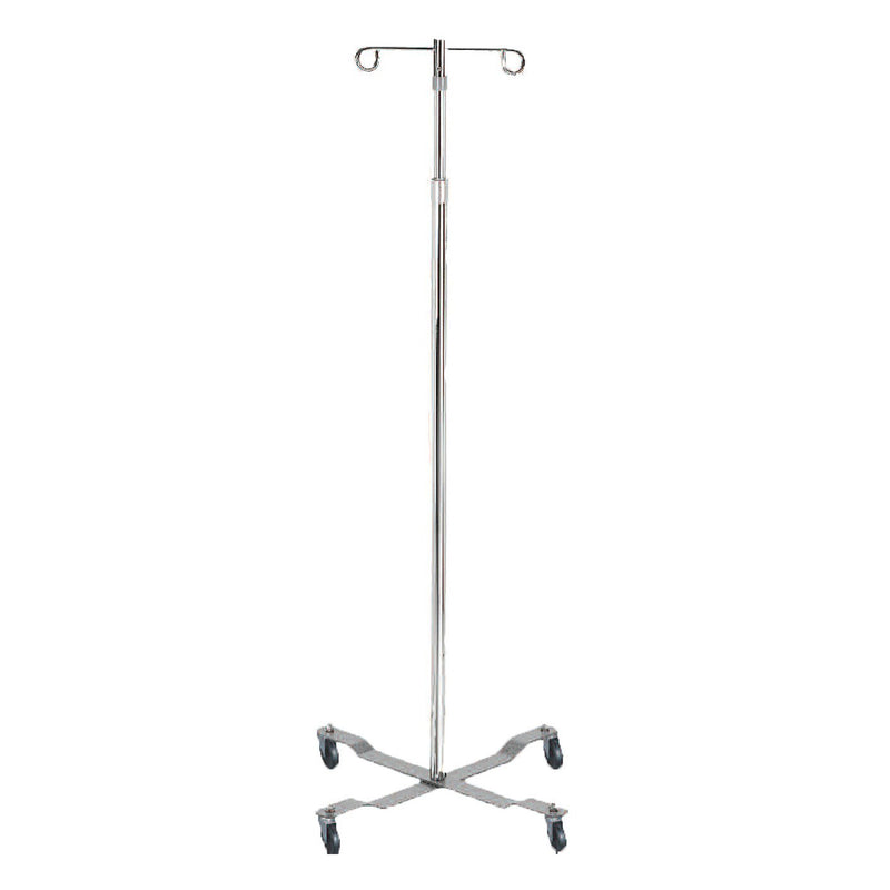 MCKESSON IV POLE, FOUR LEGS WITH CASTERS, TWO HOOKS, SOLD AS 1/EACH DRIVE MS400E