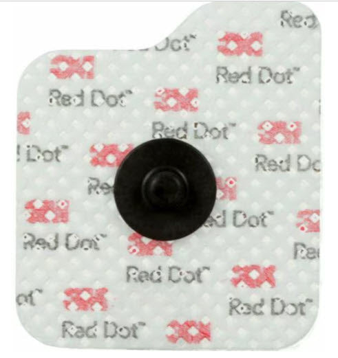 3M™ Red Dot™ Repositionable Monitoring Electrodes. Electrode Repsitinable Red Dot 1.56X1.25 3/Bg 200Bg/Cs, Case