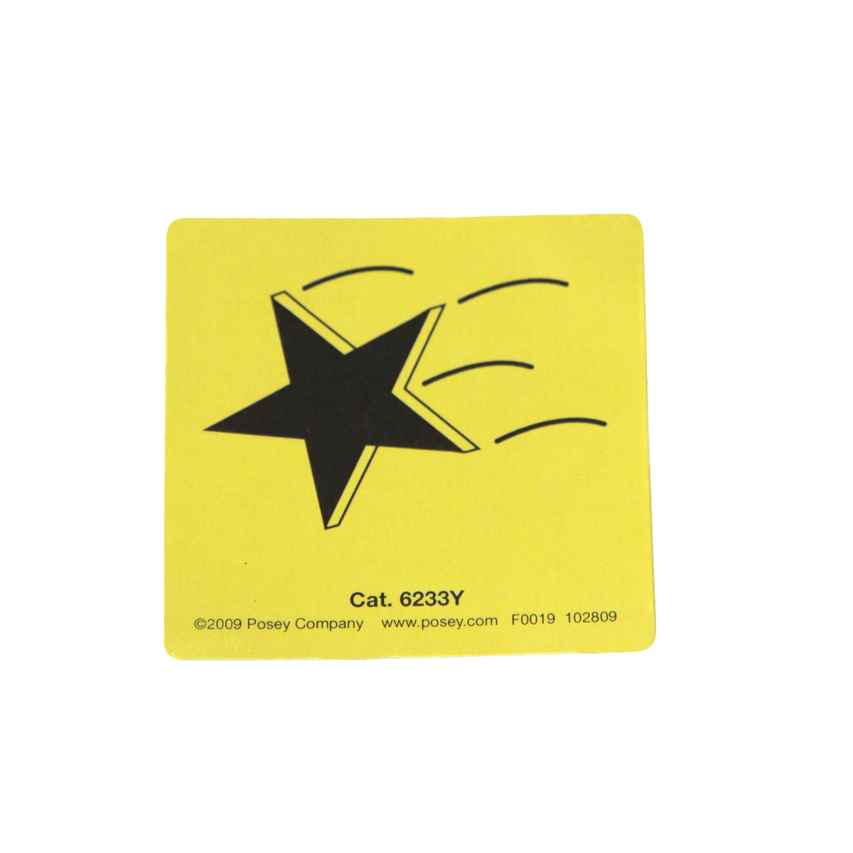 MAGNET, PT FALLING STAR YLW 3X3 (1DZ/BX), 12/DZ
