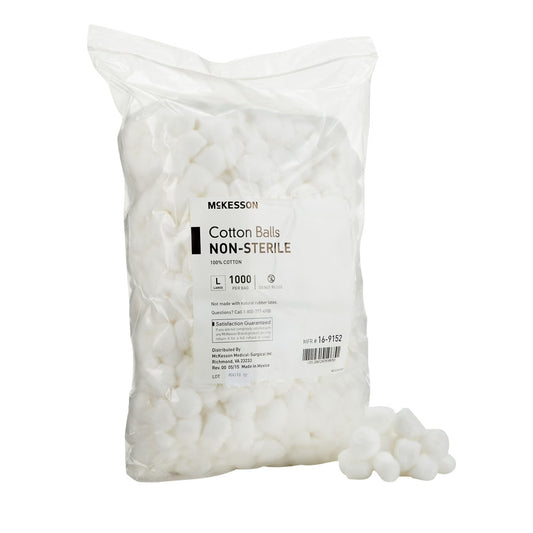 Mckesson Nonsterile Cotton Balls, Large, 1000/Bg