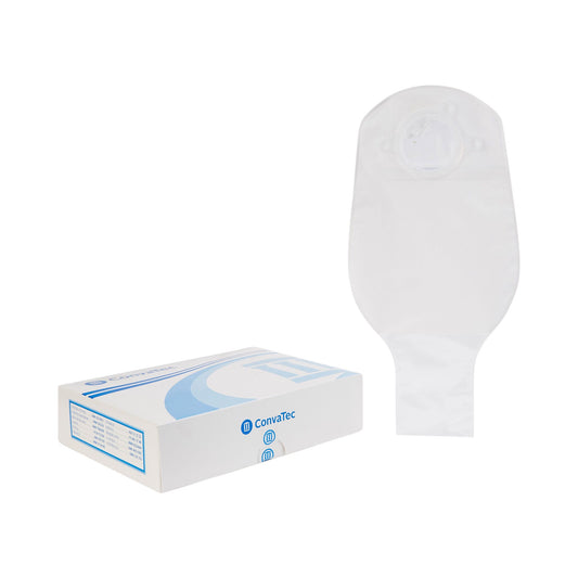 Sur-Fit Natura Two-Piece Transparent Colostomy Pouch, 1¾ Inch Flange, 10/BX