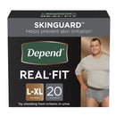 DEPEND® REAL FIT® MAXIMUM ABSORBENT UNDERWEAR, LARGE / EXTRA LARGE, SOLD AS 20/PACK KIMBERLY 50979