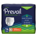 PREVAIL® DAILY UNDERWEAR EXTRA ABSORBENT UNDERWEAR, EXTRA LARGE, SOLD AS 14/PACK FIRST PV-514