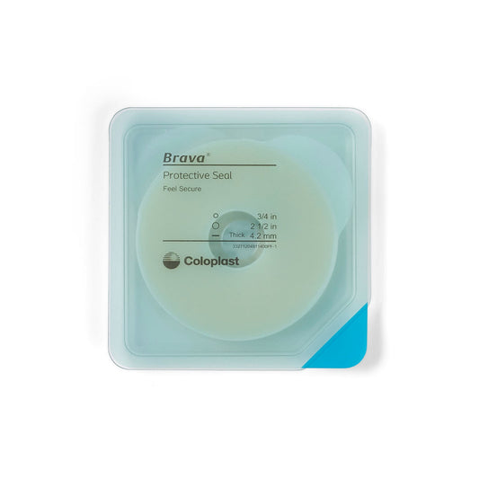 Seal, F/Ostomy Pouch Brava Thick 3/4"X2 1/2" (10/Bx), 10/Bx