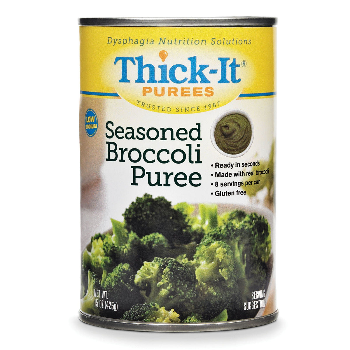 Thick-It® Broccoli Purée, 15-ounce Can, 12/CS