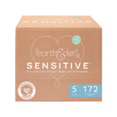Earth & Eden Sensitive Baby Diapers, Size 5 for Babies Weighing up to 27 lbs., 172/CS