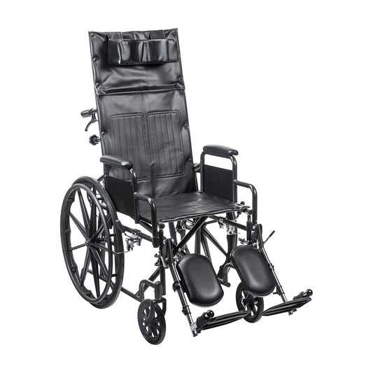Drive™ Silver Sport Reclining Wheelchair, 16-Inch Seat Width, 1/Ea