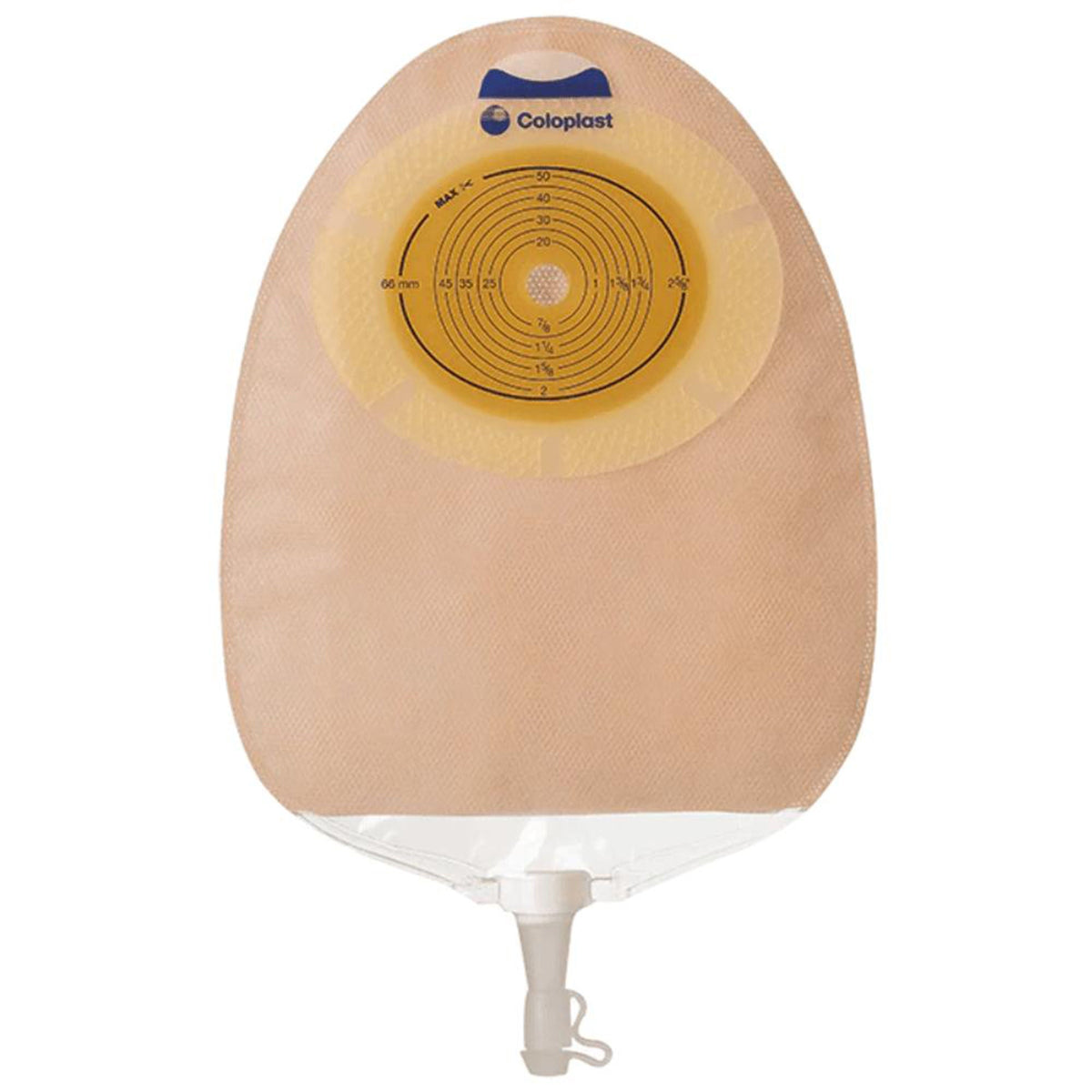 SenSura® Xpro Flat 1-Piece Opaque Urostomy Pouch, 25mm Stoma, 10/BX
