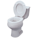 Maddak Tall-ette® Toilet Seat - Standard, Hinged, White, 350 lbs. Capacity, 1/EA