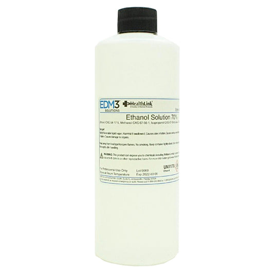 Edm 3 Ethyl Alcohol (Ethanol) Chemistry Reagent, 16-Ounce Bottle, 1/Ea