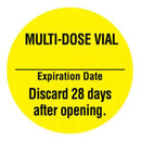 "Multi-Dose Vial Expiration Date __________ Discard 28 Days after Opening" Label, 1/RL