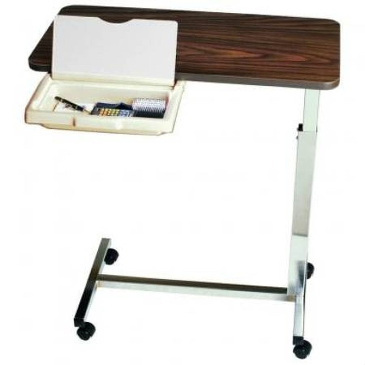 AmFab™ Overbed Table with Vanity, 1/EA