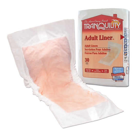 Tranquility® Moderate Incontinence Liner, 9 X 24 Inch, 120/Cs