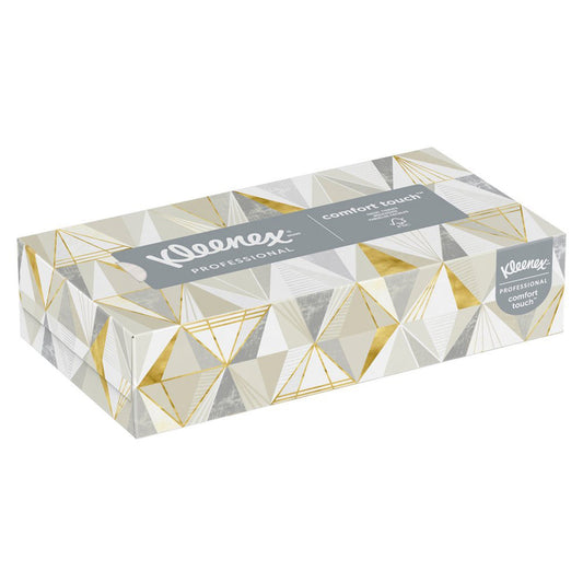Kleenex® Facial Tissue, White, 8.4 X 8.6 Inch, 12/Cs