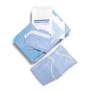 BEACH CHAIR SHOULDER PACK INCLUDES: BACK TABLE COVER, FLUID COLLECTION POUCH, SHOULDER DRAPE WITHOUT POUCH, IMPERVIOUS SPLIT DRAPE, SOLD AS CASE O&M 1