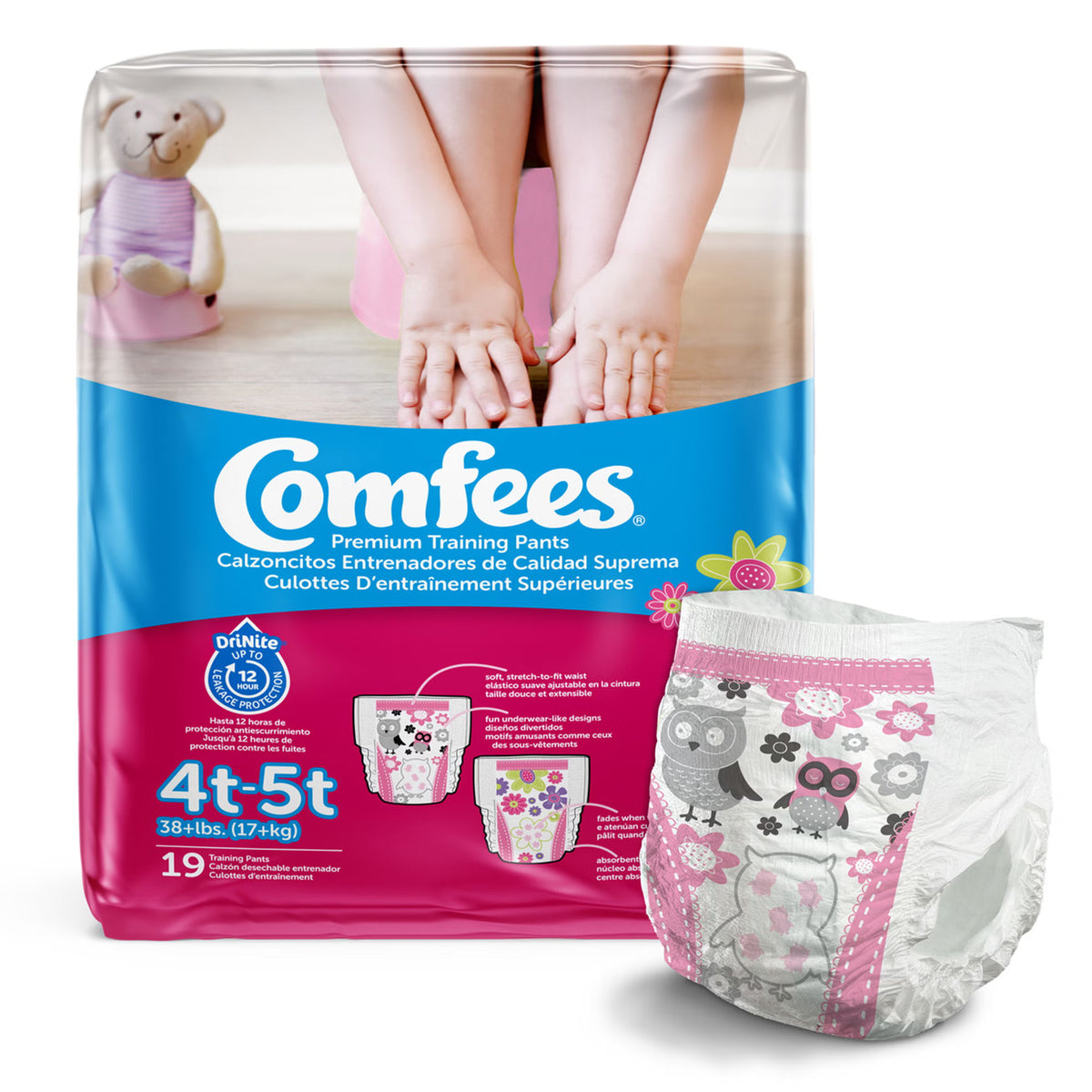 Attends Comfees® Training Pants, 4T to 5T, 114/CS