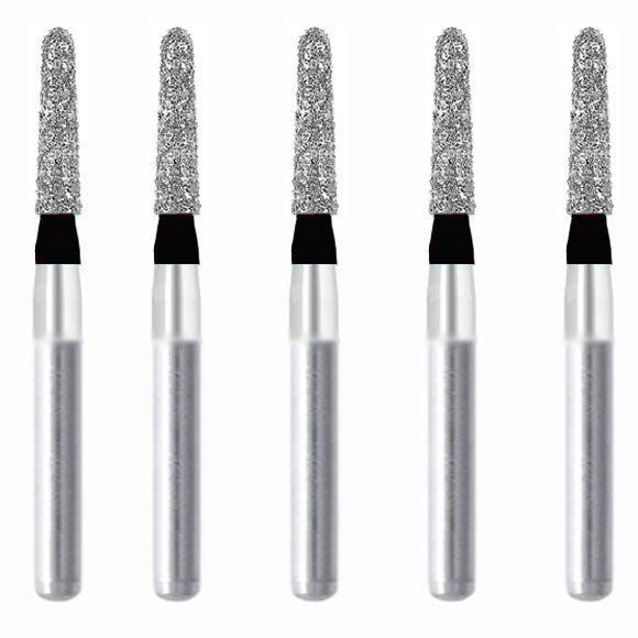 Torpedo, Conical 1.6 mm Dia. Extra Coarse Grit Diamond Bur 5 per pack. 294.16EC3 - Osung USA