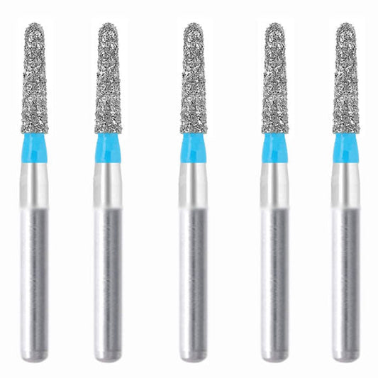 Torpedo, Conical 2 mm Dia. Medium Grit Diamond Bur 5 per pack. 294.20M1 - Osung USA