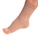 ANKLET COMPRESS SM LTXFROPEN TOE 100% SPANDE T-PEDI, 1/EA