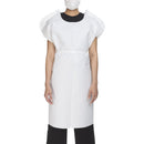 MCKESSON PATIENT EXAM GOWN, ONE SIZE FITS MOST, WHITE, SOLD AS 50/CASE MCKESSON 18-846