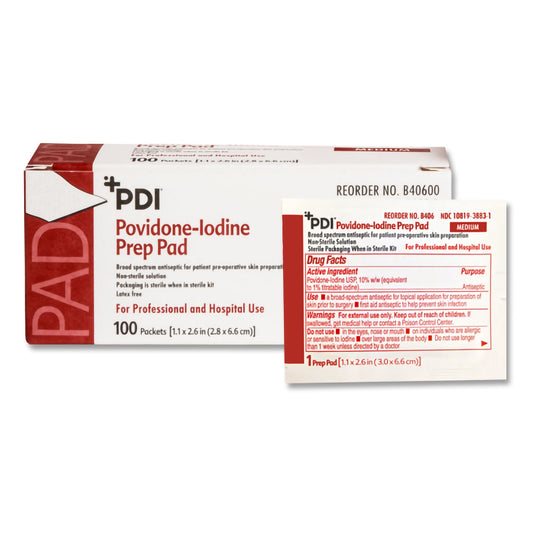 Pdi® Pvp Prep Pad, Medium, 1000/Cs