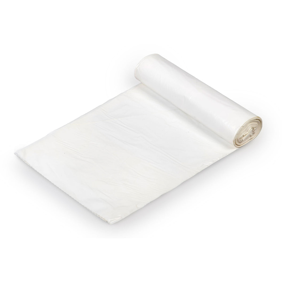 Colonial Bag Extra Heavy Duty Tuff Trash Bag, White, 30-Gallon Capacity, 1/Cs