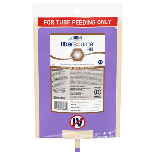 Fibersource® HN Tube Feeding Formula, 33.8 oz. Bag, 6/CS