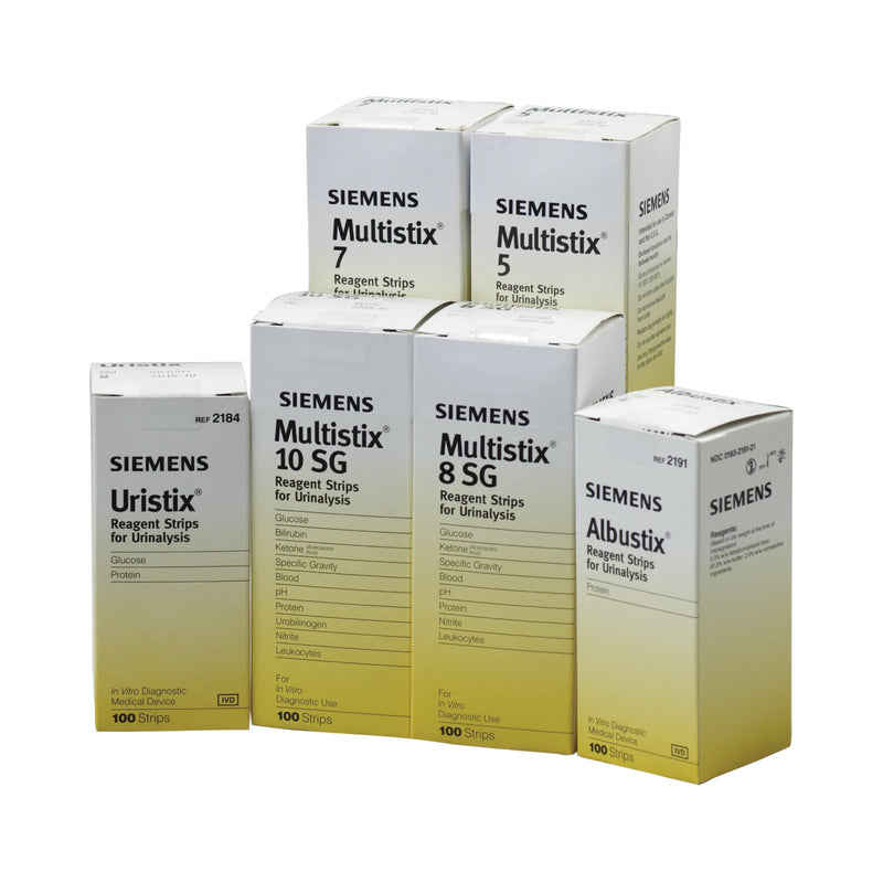 MULTISTIX® URINALYSIS REAGENT STRIPS, GENERAL CHEMISTRY TESTS, SOLD AS 24/CASE SIEMENS 10337913