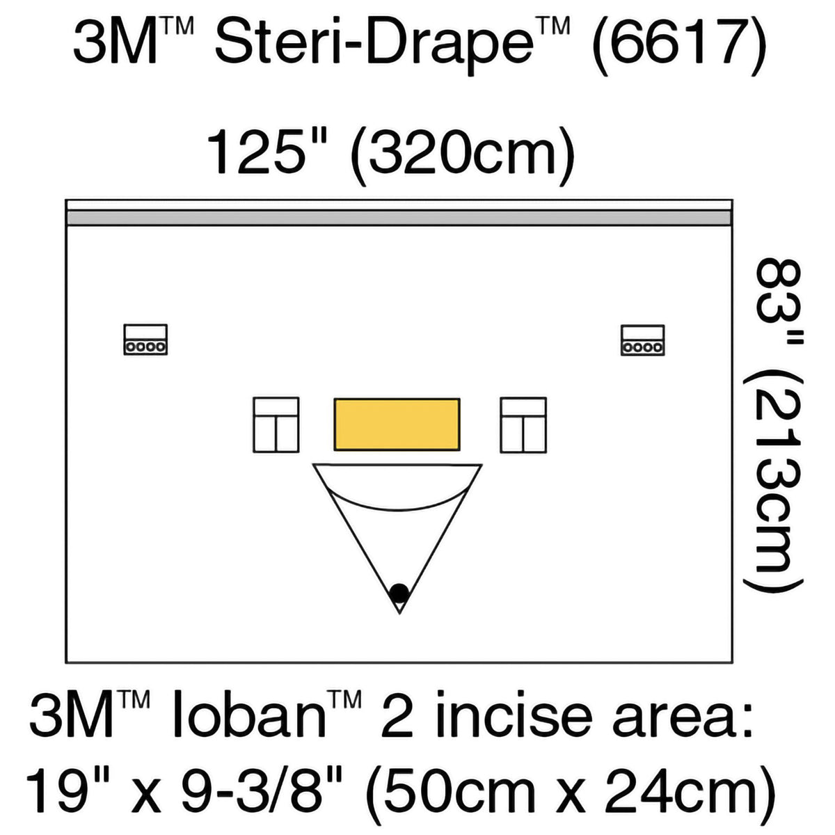 3M™ Steri-Drape™ Sterile Orthopedic Drape, 125 X 83 Inch, 20/Cs