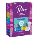 POISE® ULTRA THIN MODERATE BLADDER CONTROL PAD, REGULAR LENGTH, SOLD AS 60/PACK KIMBERLY 51397