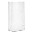 White Paper Bag, 4.17 x 6.13 x 12.44 Inch, 1/PK