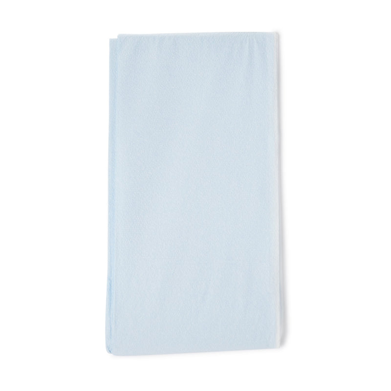 GRAHAM MEDICAL BLUE / WHITE FLAT STRETCHER SHEET, 40 X 90 INCH, SOLD AS 50/CASE GRAHAM 52166