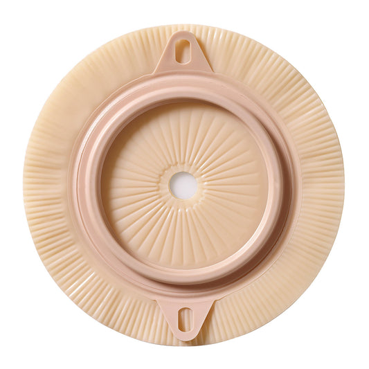 Assura® Deep Convex Ostomy Barrier, 15 mm Stoma Opening, Green Color Match, 5/BX