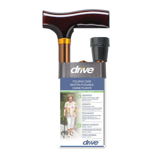 Drive™ Aluminum Folding Cane, 33 – 37 Inch Height, 1/Ea