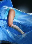 DRAPE, HIP W/CLR LEG PCKTS STERILE (9/CS), 9/CS