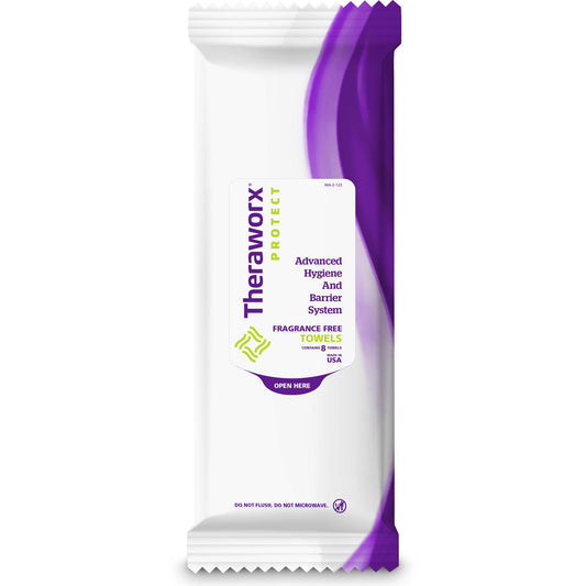 Theraworx® Unscented Bath Wipe, 8 Count, 30/CS