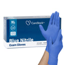 CareStock™ Nitrile Exam Glove, Extra Large, Blue, 1800/CS