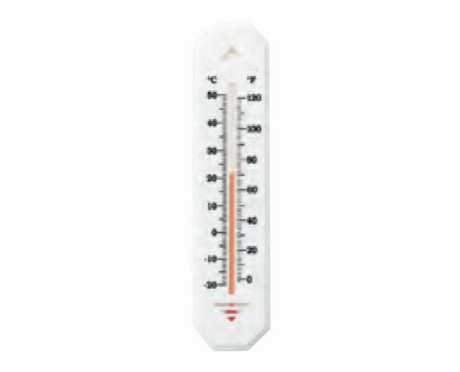 Thermometer, Wall Durac -20/+50C 0/120F, 1/Ea