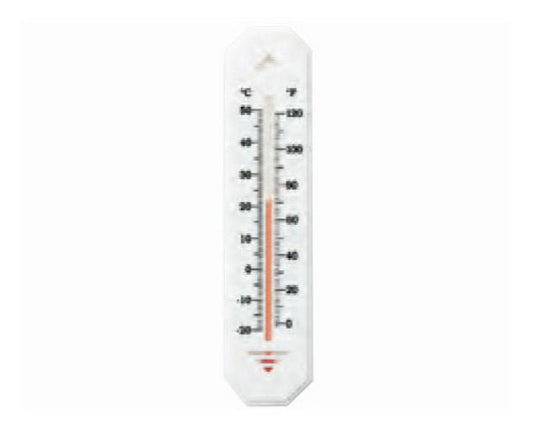 THERMOMETER, WALL DURAC -20/+50C 0/120F, 1/EA