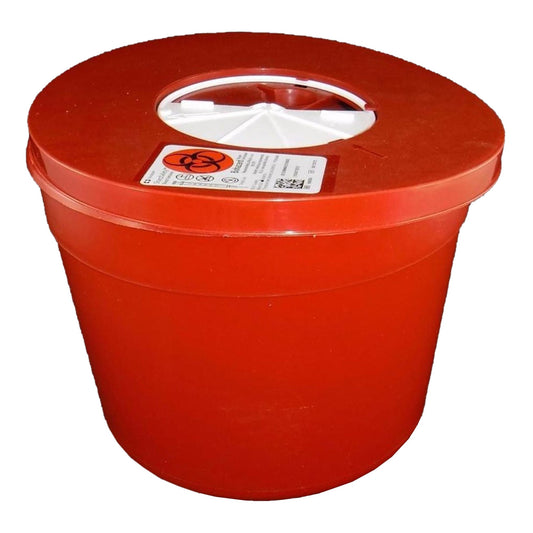 SharpSafety™ Multi-purpose Sharps Container, 1.25 Gallon, 6¾ x 8¾ Inch, 40/CS