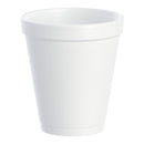 DART WHITE STYROFOAM DRINKING CUP, 8-OUNCE CAPACITY, SOLD AS 40/CASE RJ 8J8