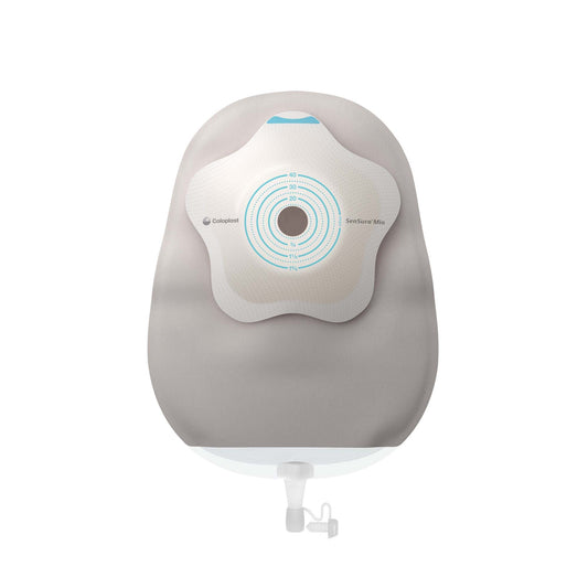 SenSura® Mio Convex Flip 1-Piece Gray Urostomy Pouch, 30mm Stoma, 10/BX