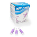 Medlance® Plus Safety Lancet, 25 Gauge, 1.5 mm Depth, Purple, 2000/CS