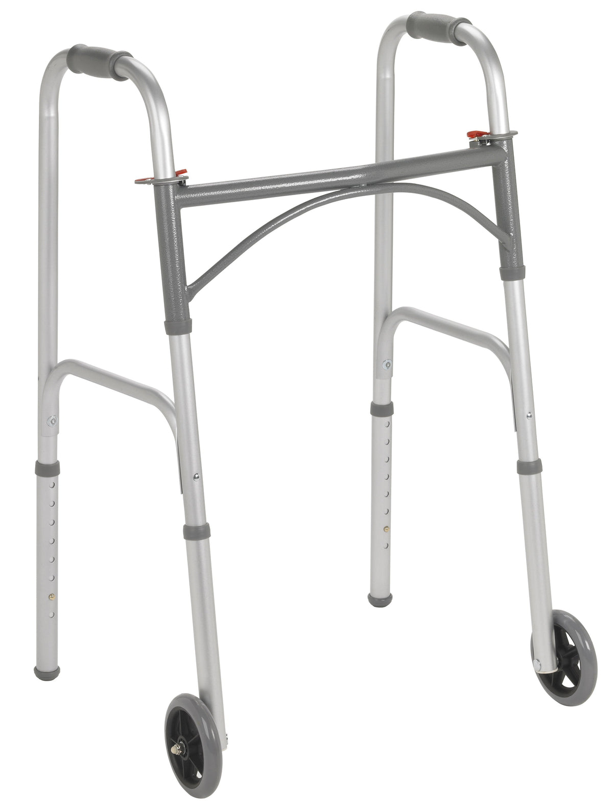 drive™ Dual Release Folding Walker with Wheels, 1/EA