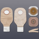 NEW IMAGE™ TWO-PIECE CLEAR ILEOSTOMY /COLOSTOMY KIT, 102MM FLANGE, YELLOW MATCH, SOLD AS 5/BOX HOLLISTER 19106